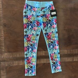Cynthia Rowley Multicolor Floral Leggings